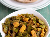 Sem Aloo Ki Sabzi-Avarakkai Urulai Kizhangu Curry-Broad Beans Potato Curry