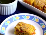 Semolina Cake-Eggless Savory Rava Cake Recipe