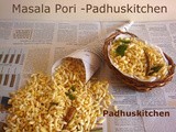 Spicy Puffed rice-Kara Pori-Masala Pori Recipe