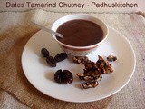 Sweet Chutney Recipe-Tamarind Date Chutney-Sweet Chutney for Chat