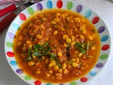 Sweet Corn Gravy Recipe-Makai Ki Subzi-Sweet Corn Recipe