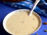 Sweet Potato Kheer-Sakkarai Valli Kizhangu Payasam-Sugarless Guilt Free Dessert Recipe