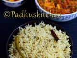 Thengai Paal Sadam-Coconut Milk Rice Recipe