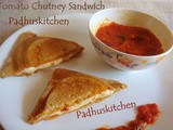 Tomato Chutney Cheese Sandwich-Sandwich Toast Recipe