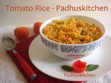 Tomato Pulao-Spicy Tomato Rice Recipe-Thakkali Sadam