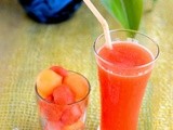 Watermelon Muskmelon Juice-Summer Special Juice Recipes-Easy Summer Drinks