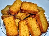 Cake rusk at home recipe