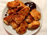 Here's supper... Homemade Sautéed Chicken Nuggets w/Smoky Bourbon bbq Sauce