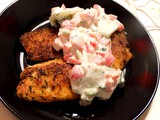 Pan-fried Spicy Tilapia w/Cucumber Salad