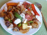 Sautéed Vegetables with Fresh Mozzarella