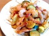 Spicy Shrimp with Squash