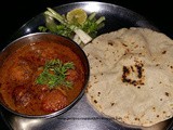 Bhajji chi amti / village style pakodas in spicy masala