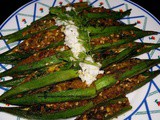 Bhindi sambhariya / stuffed okra