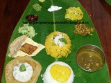 How to serve maharashtrian meal on a banana leaf