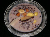 Manipuri black rice kheer