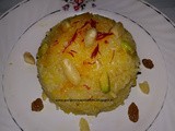 Narali bhaat / sweet coconut rice / नारळी भात