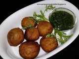 Ratale batata vada (upwas) / sweet potato and potato dumplings (fasting)