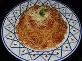 Veg spaghetti bolognase