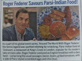Dishoom Restaurant. Roger Federer savours Parsi Indian Food