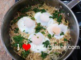 Eggs over Sali or Potatoes
