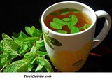 Hot or Cold brew of Minty Green Tea