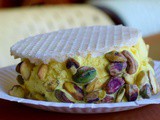 Persian Icecream: Does this remind you of Kulfi, Falooda