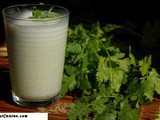 Salted Lassi with Coriander
