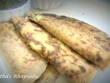 Rajgira Paneer Parantha (Faraal Recipes)