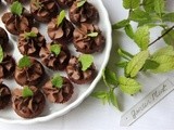 Chocolate & mint mini cupcakes