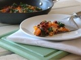 Chorizo, kale & pumpkin frittata