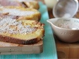 Delicious French brioche toast