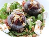 Warm fig salad