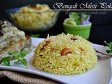 Bengali Misti Polao Or Bengali Sweet Yellow Pulao