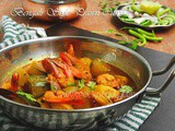 Bengali Style Prawn Curry With Pumpkin & Pointed Gourd Or Potol Kumro Die Chingrir Dalna