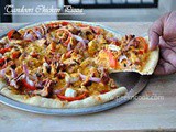 Homemade Chicken Tandoori Pizza