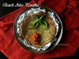 Indian Potato Flatbreads Or Quick & Easy Aloo Paratha