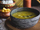 Kancha Aam Dal Or Bengali Raw Mango Lentil Soup