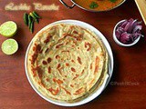 Lachha Paratha Or Multi Layered Indian Flat Bread