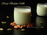 Saffron Almond Milk Or Kesar Badam Milk