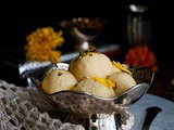 Saffron Flavored Rosogolla