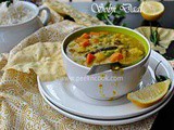 Sobji Die Muger Dal Or Bengali Style Mung Dal With Mixed Vegetables