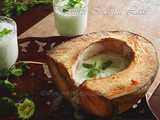 Tender Or Young Coconut Lassi/Buttermilk Or Daaber Ghol