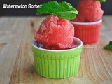 Watermelon Sorbet Without Ice-cream Maker