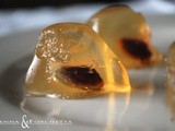 Ambra di Gelatina Extra di Aglianico con inclusione di pistacchio
