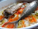 Baked Mackerels with Mustard