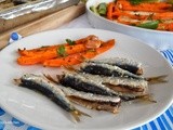 Baked sardines