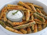 Baked zucchini sticks