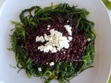 Beluga lentil Salad with Greens