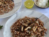 Buckwheat Risotto with Shiitake Mushrooms