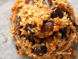 Cookies with Banana, Oats and Chocolate